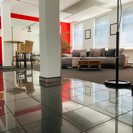 140 Qm Grosses Loft Mit 2 Schlafzimmern Im Fabrikstil *